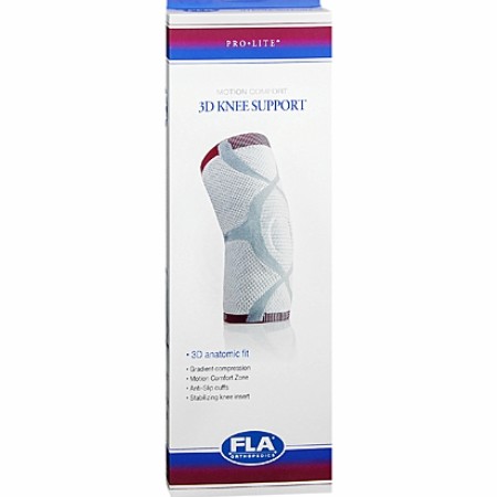 BSN 7588811 FLA ORTHOPEDICS OSGS Prolite 3D Knee Support Xwide White Lg 1 Each