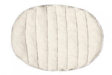RTW - JOBST JOVIPAD - OVAL POPLITEAL FOSSA - 12.5X20CM - MULTI-CHANNELED - ORGANIC COTTON & SPANDEX / IVORY
