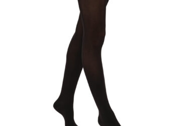 RELIEF THIGH 20-30 CLOSED TOE SILICONE BLACK SM