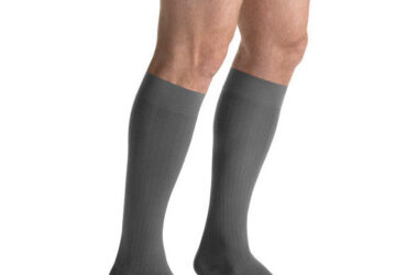 JOBST FOR MEN AMBITION SOFTFIT KNEE 15-20 1 LNG GREY