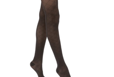 JOBST ULTRASHEER THIGH 20-30 CLOSED TOE DIAMOND DOT CLASSIC BLACK MD