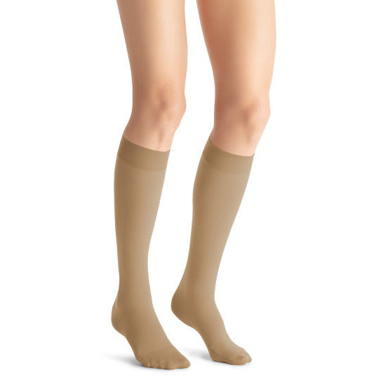 JOBST OPAQUE KNEE 20-30 CLOSED TOE PETITE NATURAL XL