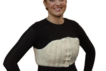 RTW - DOUBLE MASTECTOMY PAD - LARGE - BLACK
