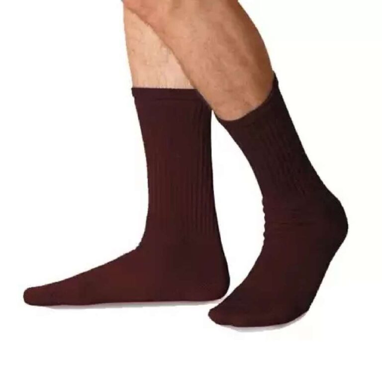 JOBST SENSIFOOT CREW CLOSED TOE BROWN LG