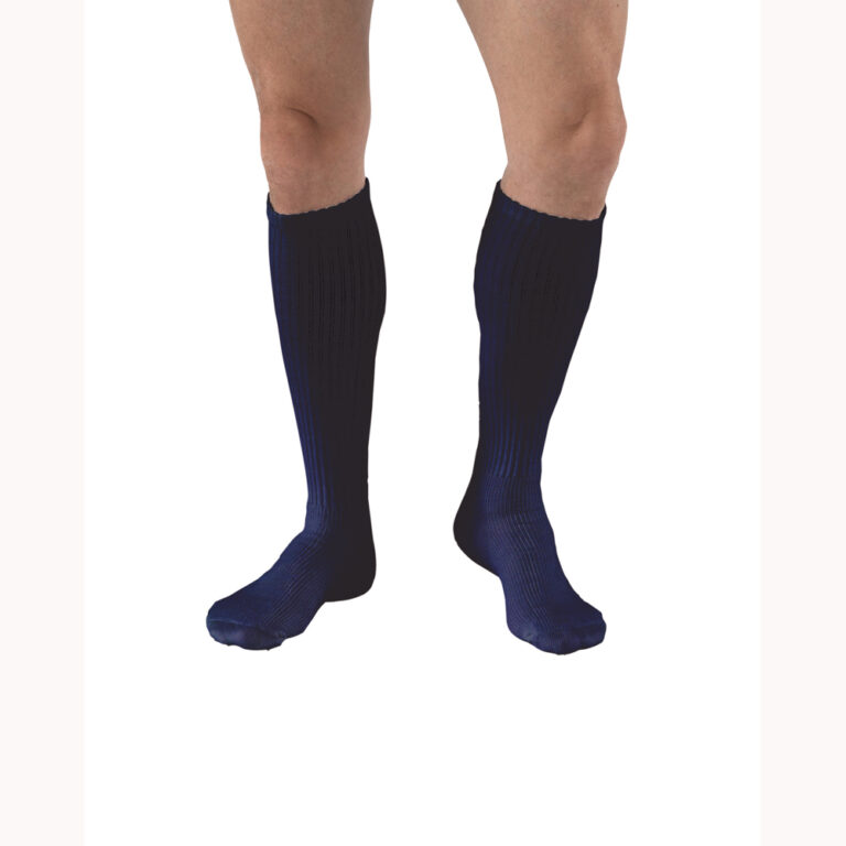 JOBST SENSIFOOT KNEE CLOSED TOE NAVY XS