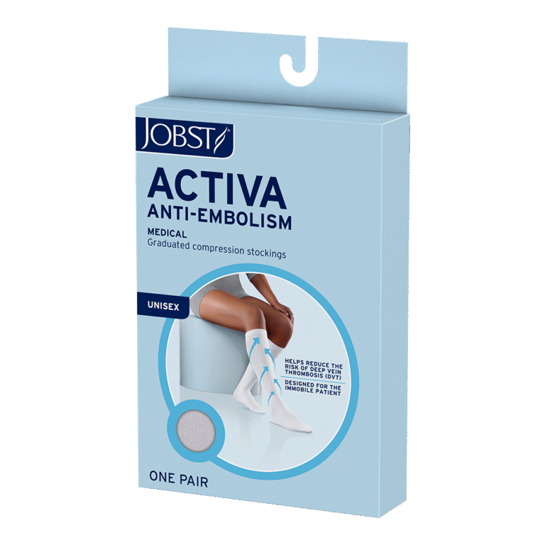 JOBST ACTIVA ANTI EM 18 THIGH HIGH CT XLG WHT