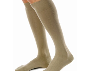 JOBST FOR MEN CASUAL KNEE 20-30 CLOSED TOE KHAKI XLFC