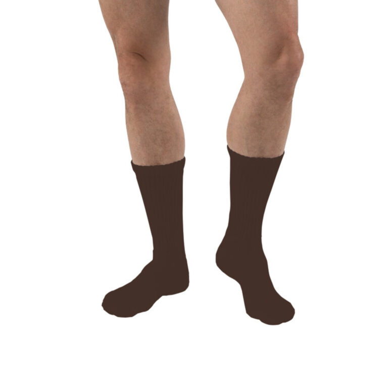 JOBST SENSIFOOT CREW CLOSED TOE BROWN XL
