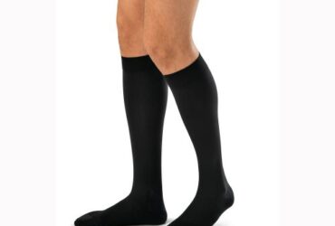 JOBST FOR MEN CASUAL KNEE 20-30 CLOSED TOE BLACK XL