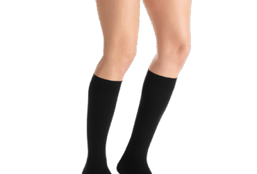 JOBST OPAQUE KNEE 30-40 CLOSED TOE CLASSIC BLACK LG