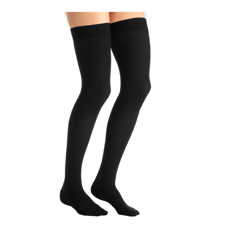JOBST OPAQUE KNEE 15-20 CLOSED TOE CLASSIC BLACK XL