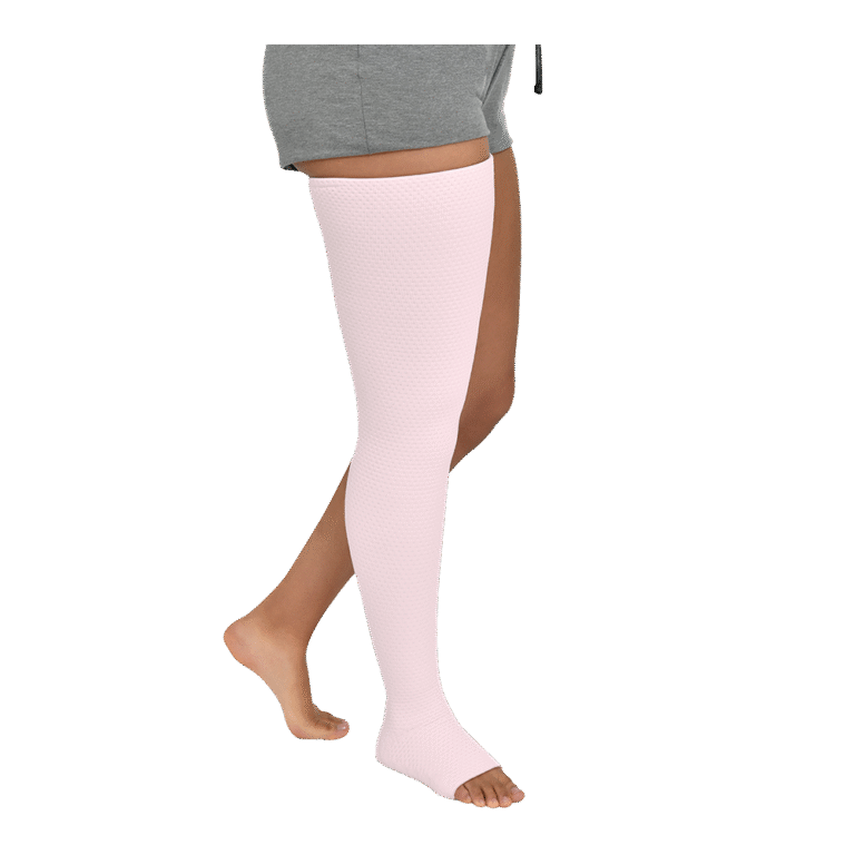 JOBST RELAX LEGSLEEVE THIGH HIGH W ZIPPER ROSE CCL2