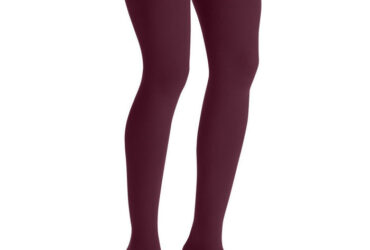 JOBST OPAQUE 15-20 THIGH DOT CLOSED TOE CRANBERRY LG