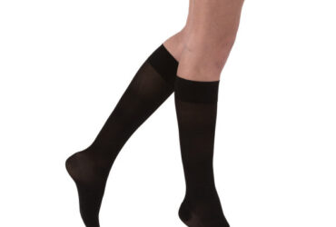 JOBST ULTRASHEER KNEE 30-40 CLOSED TOE CLASSIC BLACK XLFC