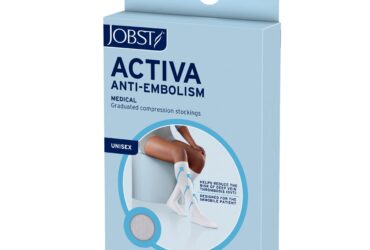 JOBST ACTIVA ANTI EM 18 THIGH HIGH OT SM WHT
