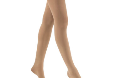 RELIEF THIGH 30-40 CLOSED TOE SILICONE BEIGE MD
