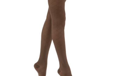 JOBST ULTRASHEER KNEE 20-30 CLOSED TOE DIAMOND ESPRESSO LG