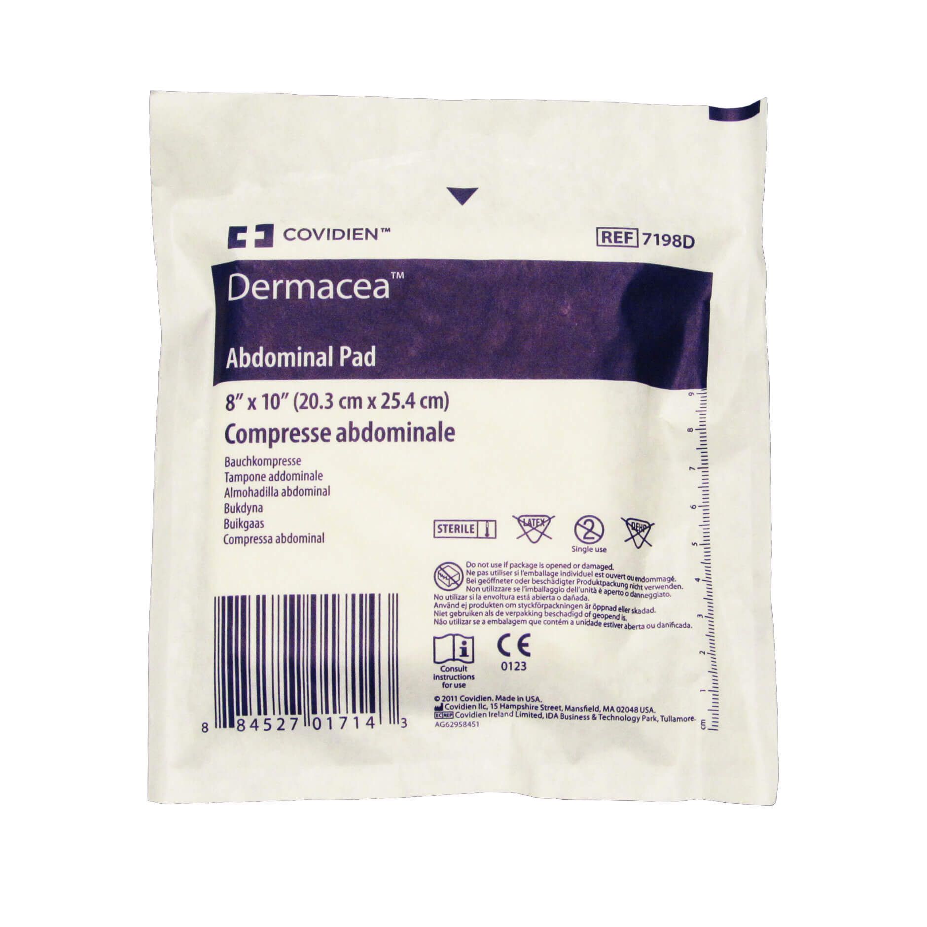 p-16488-069559_SterileABDPad_8x10_Each.jpg HARTMANN ABD Pad, 8" x 10", Sterile, Latex Free (LF), 16/bx, 20 bx/cs - Image 1