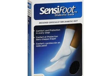 JOBST SENSIFOOT CREW CLOSED TOE BLACK LG CASE