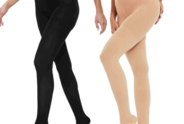 SOFT FIT 20-30 WAIST CLOSED TOE BLACK Q