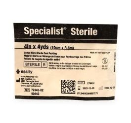 SPECIALIST STERILE PADDING 4INX4YD