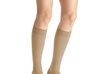 JOBST OPAQUE KNEE 15-20 OPEN TOE PETITE NATURAL XL
