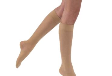 JOBST ULTRASHEER KNEE 30-40 CLOSED TOE NATURAL SM