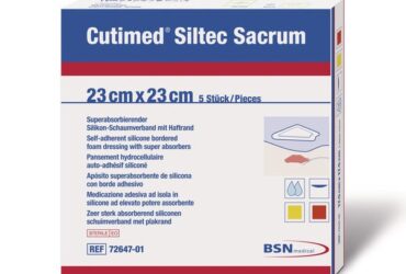 BSN 7328701 RAW/SEMI WOUNDCARE Cutimed siltec sacrum sterile 9inx9in Box of 5