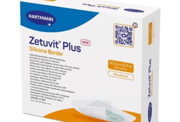 HARTMANN Zetuvit Plus Silicone Border, 5" x 5", 10/bx