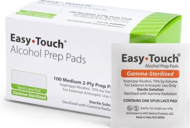 91237-0001-28 Easy Comfort Alcohol Pads 70% Isopropyl Alcohol – 100/box