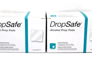 6250 DropSafe Alcohol Prep Pads – 100/box